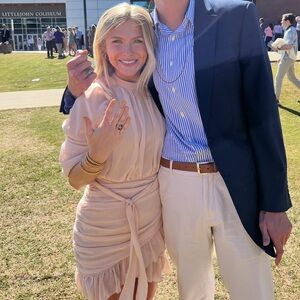 PrettyLittleThing Cream Mini Dress